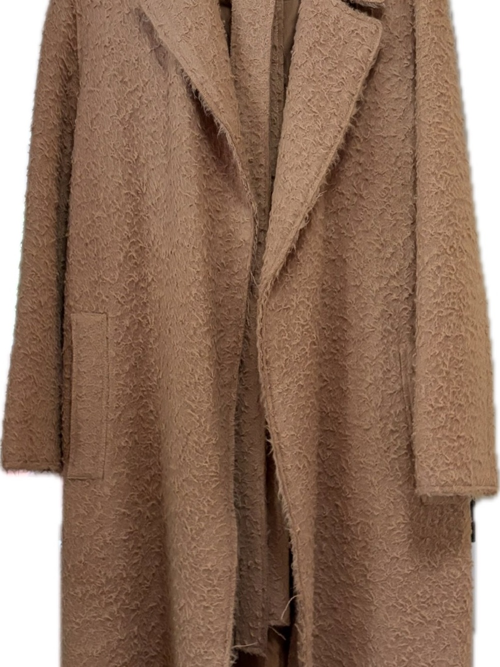 Beautiful Helmut Lang Camel Teddy Coat